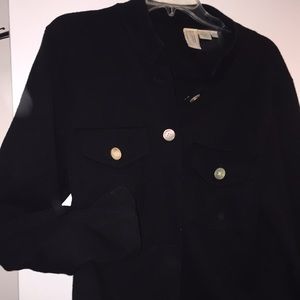Vintage wool jacket black